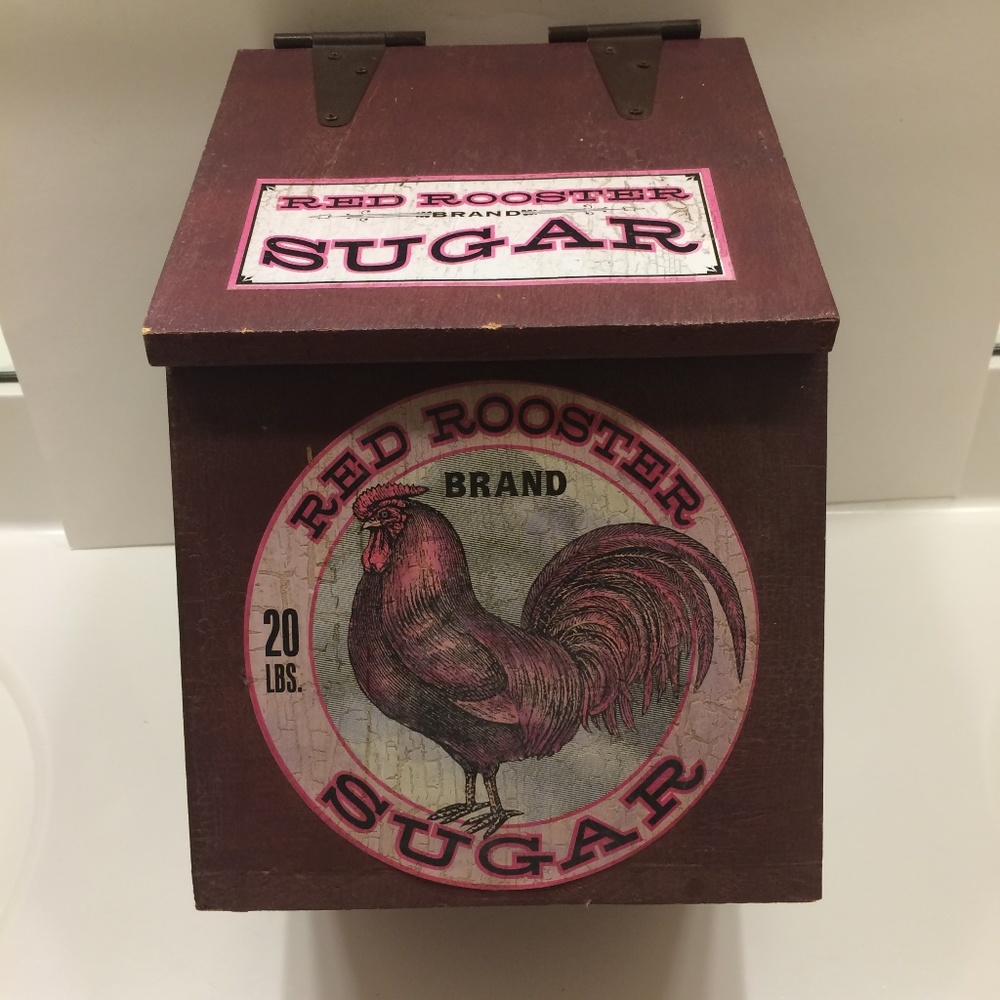 Sugar bin for farmhouse decor